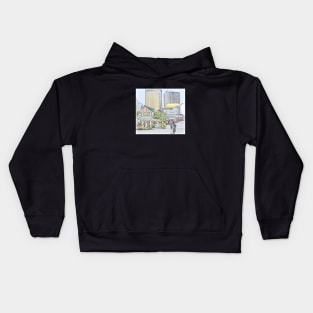 A Police Station and A Golden Turd Kids Hoodie